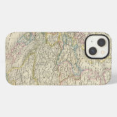 Atlas Map of Europe iPhone Hülle (Rückseite (Horizontal))
