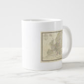 Atlas Map of Europe Jumbo-Tasse (Vorderseite Rechts)