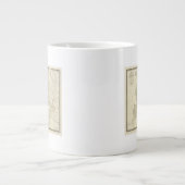 Atlas Map of Europe Jumbo-Tasse (Vorderseite)