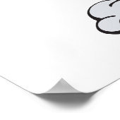 Atlas mit Bowlingkugel Poster (Ecke)