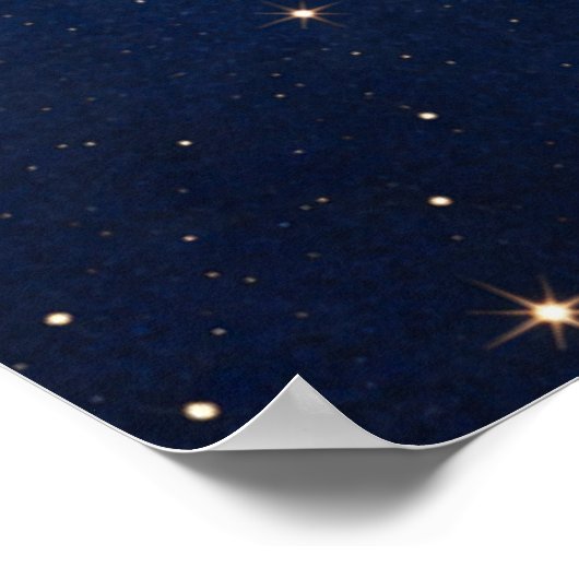 Atlas Moth Celestial Moon Phase | Boho Lunar Art Poster (Ecke)