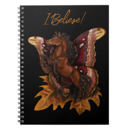 Atlas Moth Fairy Horse Rucksack Notizblock