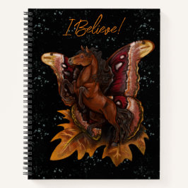 Atlas Moth Fairy Horse Sketchbook Notebook Notizblock