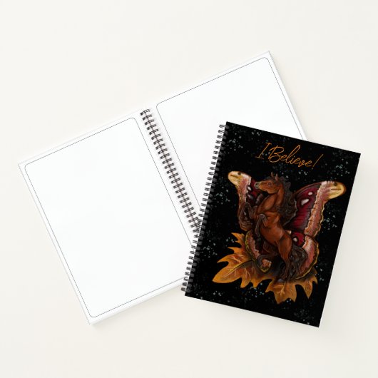 Atlas Moth Fairy Horse Sketchbook Notebook Notizblock (Innenseite)