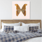 Atlas Moth Leinwanddruck (Insitu (Schlafzimmer))