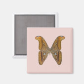 Atlas Moth Magnet (Vorderseite/Rückseite)
