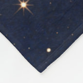 Atlas Moth Night Sky Cosmos Moon Phase | Boho Art Fleecedecke (Ecke)