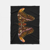 Atlas Moth - Snake Head Fleecedecke (Vorderseite)