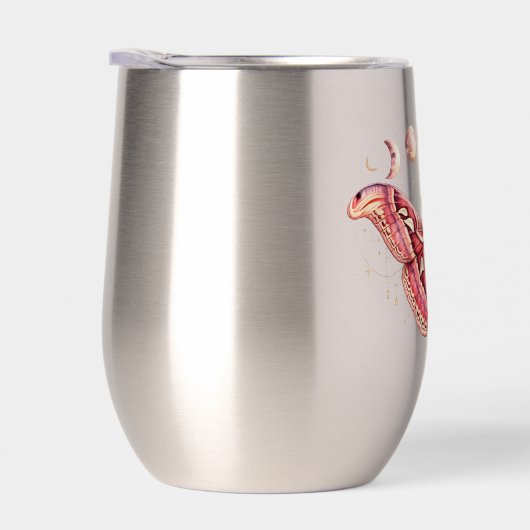 Atlas-Motte Celestial Mondphase | Boho Lunar Kunst (Rechts)