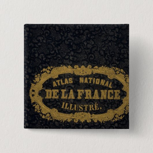 Atlas National de France Button (Vorderseite)