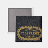 Atlas National de France Magnet (Vorderseite/Rückseite)