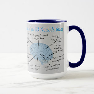 Atlas of a ER Nurse's Brain Gifts Tasse