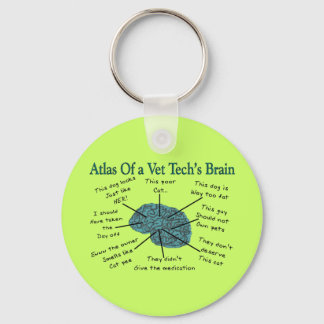 Atlas of a Vet Tech's Brain Schlüsselanhänger