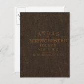 Atlas of Westchester Landkreis, NY Postkarte (Vorne/Hinten)