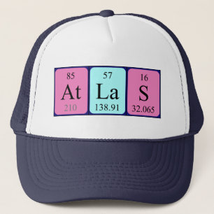 Atlas Periodenname Truckerkappe