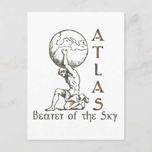 Atlas Postkarte (Vorderseite)