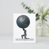 Atlas Postkarte (Stehend Vorderseite)