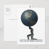 Atlas Postkarte (Vorne/Hinten)