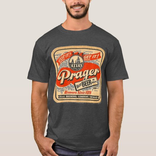 Atlas Prager Beer T-Shirt (Vorderseite)
