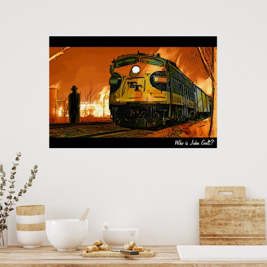 Atlas Shrugged Poster (Küche)