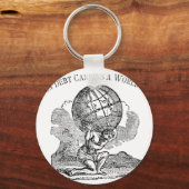 Atlas Shrugged / Schulden Zitat Schlüsselanhänger (Vorderseite)