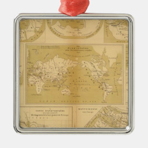 Atlas Silbernes Ornament