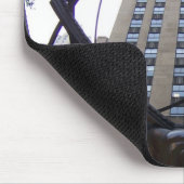 Atlas-Skulptur und Felsen 30 in NYC Mousepad (Ecke)