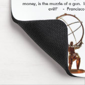 ATLAS, 'so denken Sie, dass Geld die Wurzel von… Mousepad (Ecke)