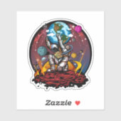 Atlas Space Man Aufkleber (Blatt)