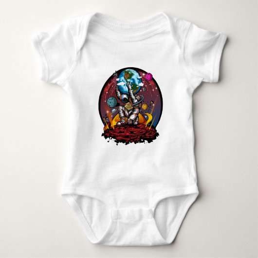 Atlas Space Man Baby Strampler (Vorderseite)