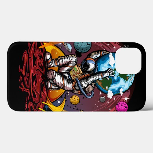 Atlas Space Man Case-Mate iPhone Hülle (Rückseite (Horizontal))