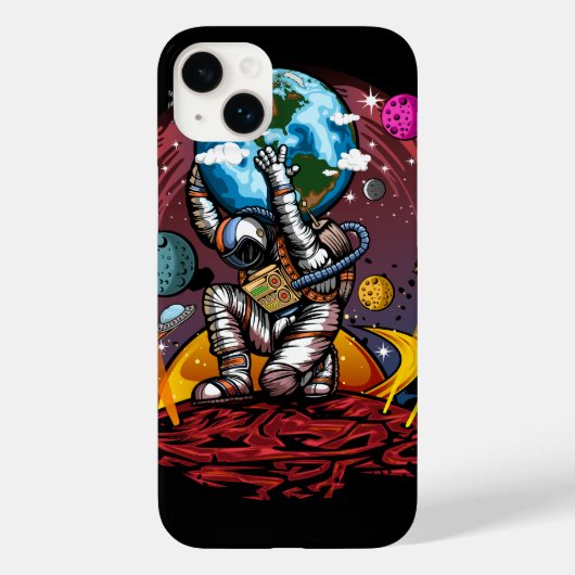 Atlas Space Man Case-Mate iPhone Hülle (Rückseite)