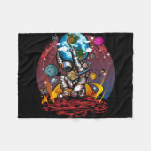Atlas Space Man Fleecedecke (Vorderseite (Horizontal))