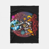 Atlas Space Man Fleecedecke (Vorderseite)