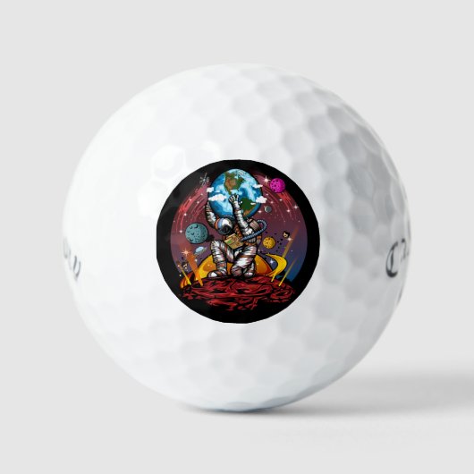 Atlas Space Man Golfball (Vorderseite)