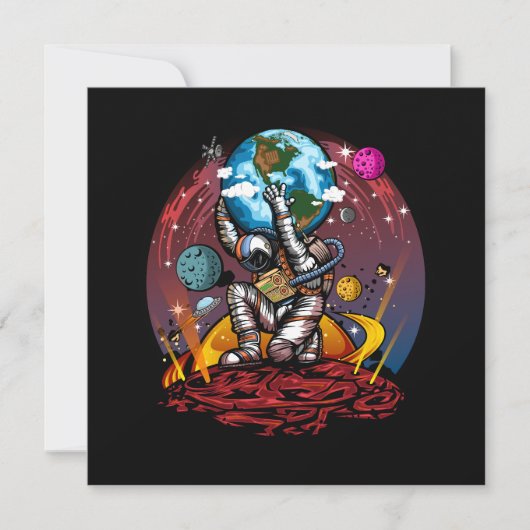 Atlas Space Man Karte (Vorderseite)