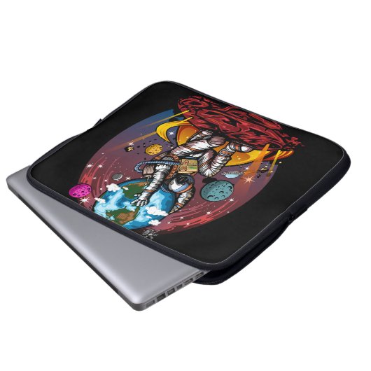 Atlas Space Man Laptopschutzhülle (Vorne Knopf)