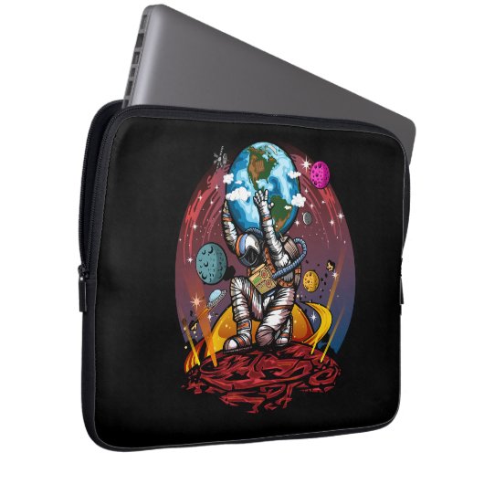 Atlas Space Man Laptopschutzhülle (Vorne Rechts)