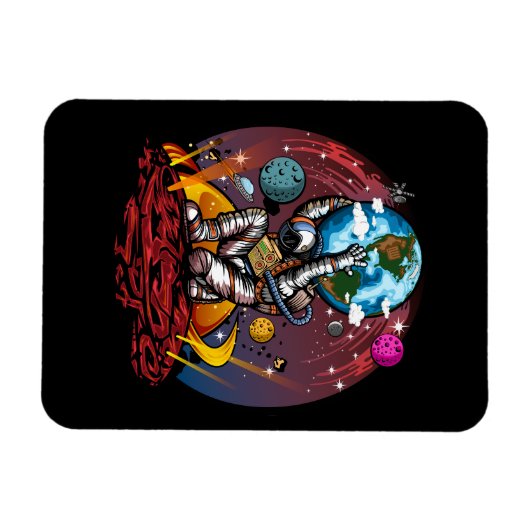 Atlas Space Man Magnet (Horizontal)