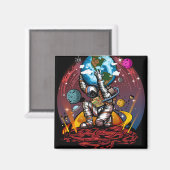 Atlas Space Man Magnet (Vorderseite/Rückseite)