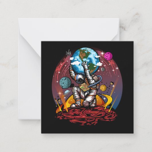 Atlas Space Man Mitteilungskarte (Vorderseite)