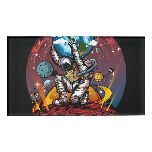 Atlas Space Man Namenschild (Vorderseite)