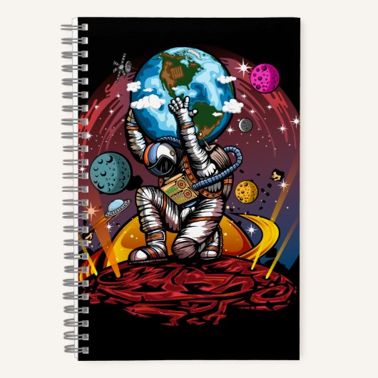 Atlas Space Man Notizblock (Vorderseite)