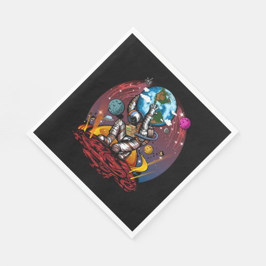 Atlas Space Man Serviette (Ecke)