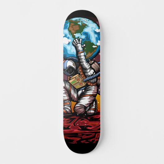 Atlas Space Man Skateboard (Vorderseite)