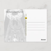 Atlas & St. Patrick's Cathedral, Christmas, NYC - Postkarte (Rückseite)