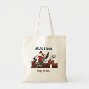 Atlas-Storch Marokko Fußball 2026 Sportmaskottchen Tragetasche