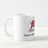 Atlas-Tasse - rotes Logo Kaffeetasse (Links)