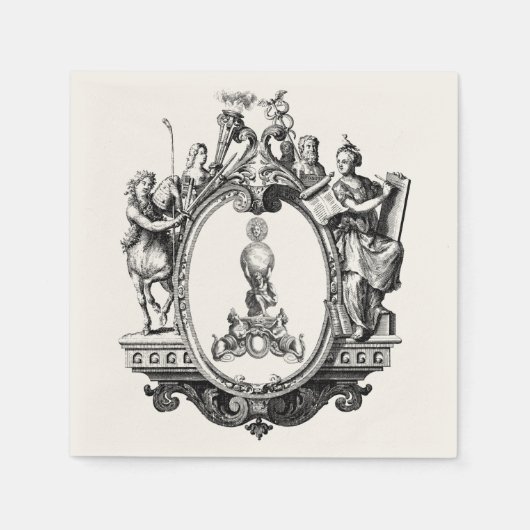 Atlas Vintag Napkin Serviette (Vorderseite)
