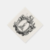 Atlas Vintag Napkin Serviette (Ecke)